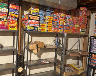 Boxes (bubble gum boxes are empty)