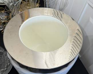 1970's Italian Tommaso Barbi Porcelain Ice Bucket