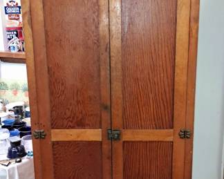 Much furniture!! Primitive pine cabinet