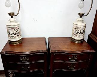 Mahogany night stands