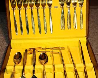 Silver plate flatware
