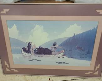 "Hunting From Canoe" 239/450 by Donald Vann