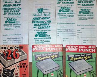 Katz Drug Store items