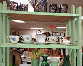 Much glassware, china and pottery from 2 different estates!!