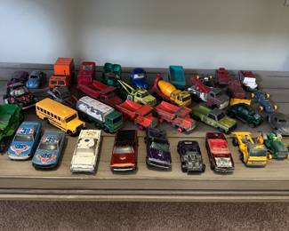 Vintage Hot Wheels and MatchBox cars