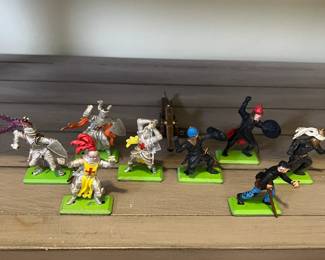 Fighting Turks and knights