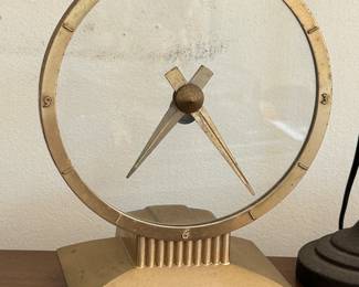 Vintage 1950's Jefferson Golden Hour Electric Desk Clock
