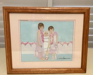 MSS078 Framed & Matted Diana Hansen-Young Picture 