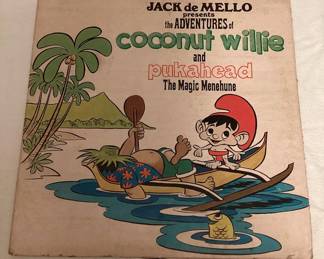 MSS222 Vintage Coconut Willie & Pukahead The Magic Menehune Vinyl Record
