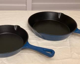 MSS157 Two Utopia Kitchen Cast Iron Pans