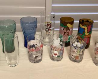 MSS186 Anthropologie, Coca-Cola, Budweiser & Other Glasses