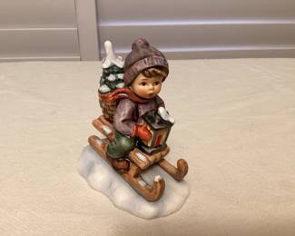 MSS115 Hummel "Ride Into Christmas" Porcelain Figurine 