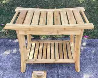 MSS041 Oasis Craft Bamboo Shower Bench New
