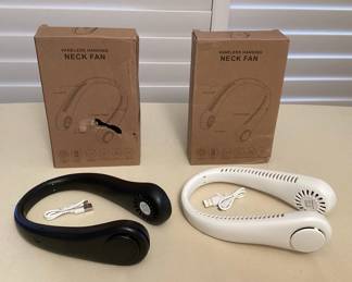 MSS088 Two Vaneless Hanging Neck Fans New