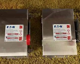 MSS208 Two Eaton Electrical Disconnect Heavy Duty Safety Switches New