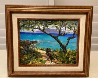 MSS194 Framed Original Scenic Painting 