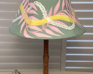 MSS205 Hawaiian Art Table Lamp