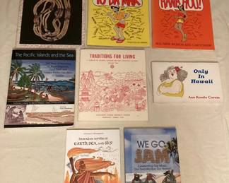 MSS191 Eight Hawaiian Themed Books