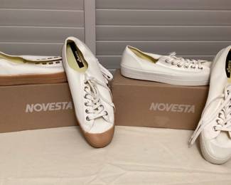 MSS051 Two Pairs Of Novesta Men's Shoes Size 10 New