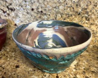 Hand-painted ceramic bowls