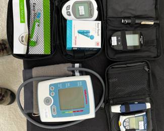 blood pressure monitor and accu0check machine