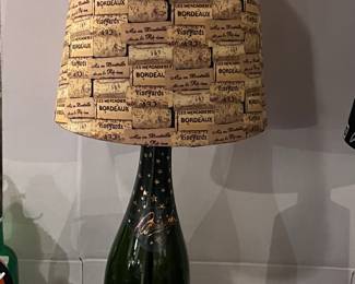Marilyn Monroe Lamp with cork pattern hand-made shade
