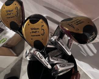 Wilson golf clubs & Wilson bag