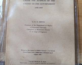 1945 Smyth report on Manhattan project