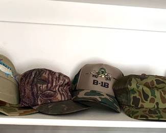 Closeup Camo Hats