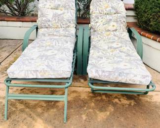 (2) Patio  Loungers