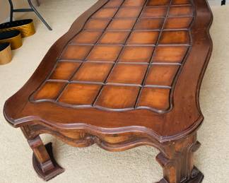 Oversized Vintage Coffee Table