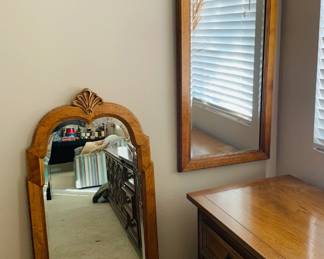 (2) Carved Wall Mirrors