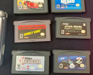 Nintendo Gameboy Advanced Games - Donkey Kong, Finding Nemo, Corvette, Star Wars Flight of the Falcon, Rainbow Spear Rogue Spear, F1