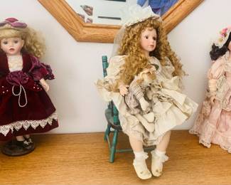 Vintage Porcelain Dolls