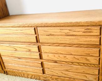Six Drawer Oak Dresser