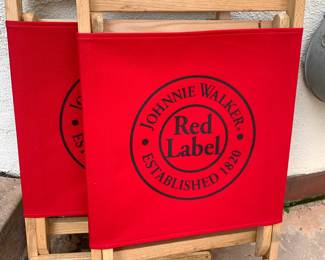 Johnnie Walker Red Beach Chairs