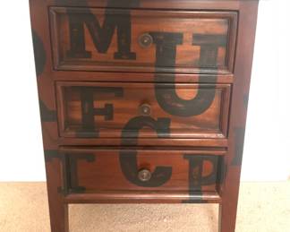 Decorative “Lettered” Chest