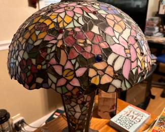 Stained glass lamp - beautiful!