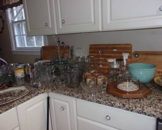 Glassware, Cutting Boards