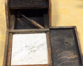 Early 1900s General Store Postmaster Tray with Atlanta Date & Time Stamp