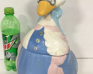 MOTHER GOOSE Ceramic Cookie Jar