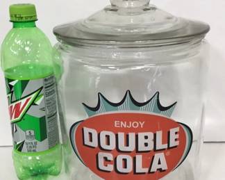 DOUBLE COLA Glass Jar