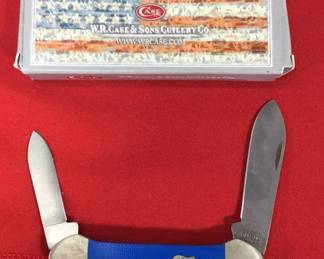 CASE XX Blue G10 Canoe Knife