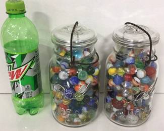 BALL Glass Jars of Marbles