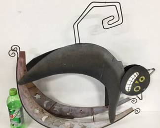 Vintage Tin Cat Display