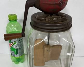 Antique DAZEY "Football" Butter Churn