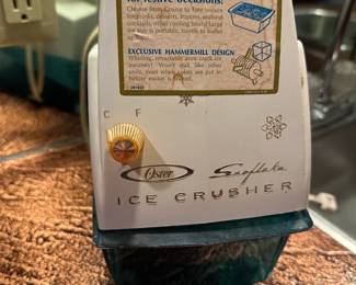 Oster Snoflake Ice Crusher