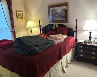 Bedroom Number 1 - Full suite of Kincaid furniture (dresser, chest of drawers, bed and matching nightstands)