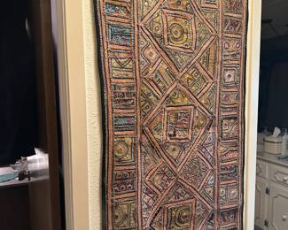 Vintage wall hanging from India