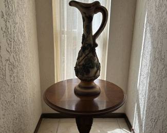 Plaster pitcher (I will try to retake with a flash since it's so backlit)